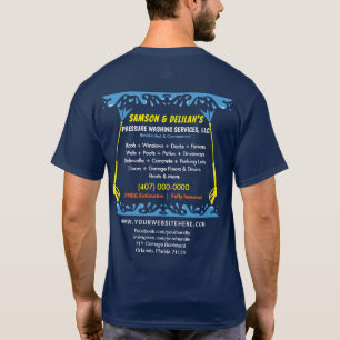 Vorlage für Druckwäsche und Reinigung T-Shirt