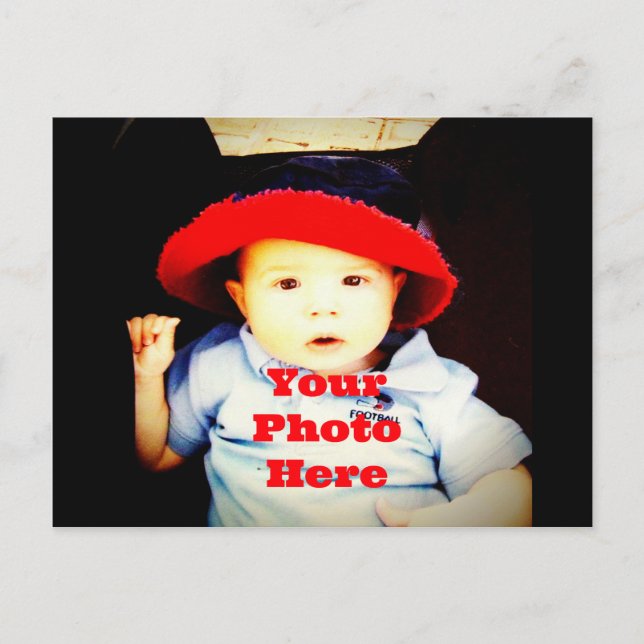 Vorlage für eigene Foto-Geschenke erstellen Postkarte (Vorderseite)