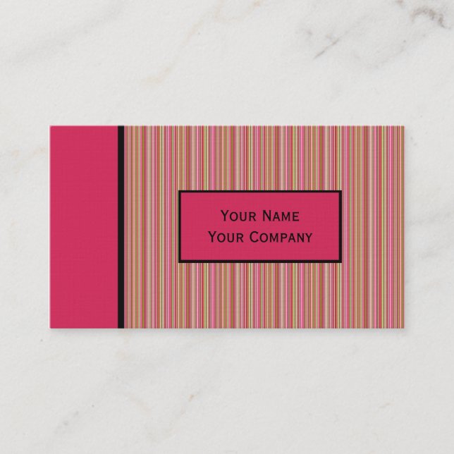 Vorlage für eine abgeschlossene Visitenkarte (Vorderseite)