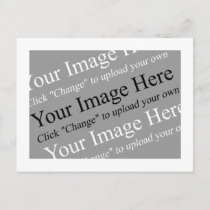 Vorlage für eine benutzerdefinierte Bildpostkarte Postkarte