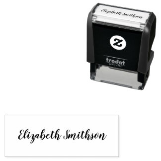 Vorlage für einfache Skriptsignatur im Cursive-Loo Permastempel