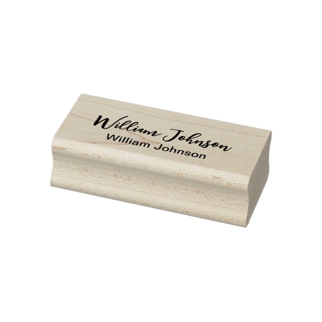 Vorlage für einfache Unterschrift und gedruckte Be Gummistempel (Stempel)