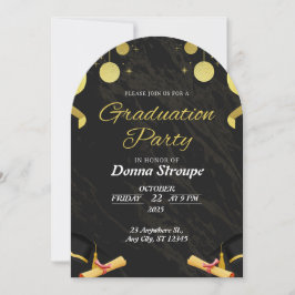 Vorlage für Elegant Graduation Party