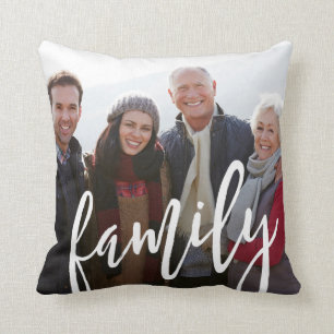 Vorlage für Familienfotos Kissen