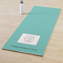 Vorlage für Fitnessen-Firmenlogo Workout-Yoga-Matt Yogamatte