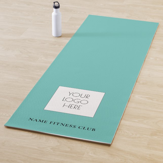 Vorlage für Fitnessen-Firmenlogo Workout-Yoga-Matt Yogamatte (Beispiel)