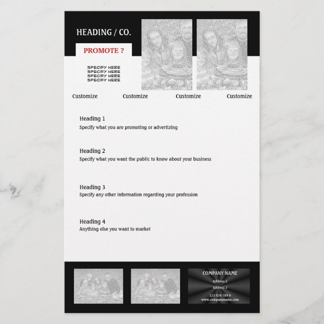 Vorlage für Flyer - Erstellen Sie Ihre eigenen 5.5 (Vorne)