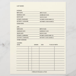 Vorlage für Formulare in geschlechtsspezifischen P