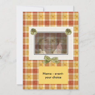 Vorlage für Foto-Mitteilungskarten im Designer