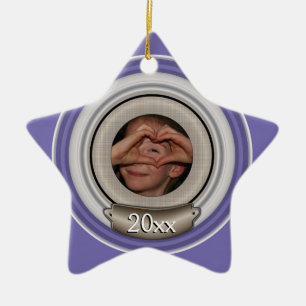 Vorlage für Foto-Rahmen personalisierbar Keramikornament