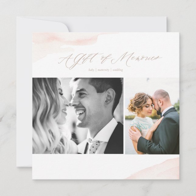 Vorlage für Fotogeschenkgutscheine (Vorderseite)