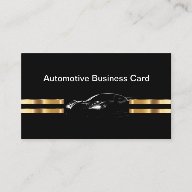 Vorlage für Geschäftskarten von Classy Automotive  Visitenkarte (Vorderseite)