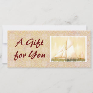 Vorlage für Geschenkgutscheine für Dream Sails
