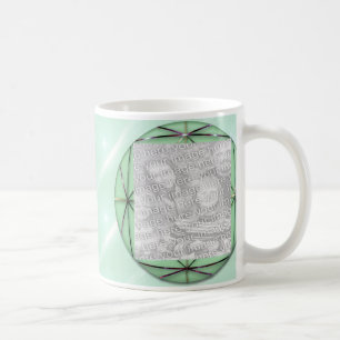 Vorlage für grüne Multifunktionsleisten-Tasse Kaffeetasse