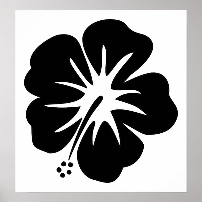 Vorlage für Hibisken Poster (Vorne)