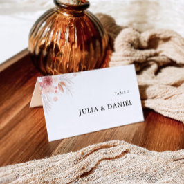 Vorlage für Hochzeiten von Wildblumen-Platzkarten