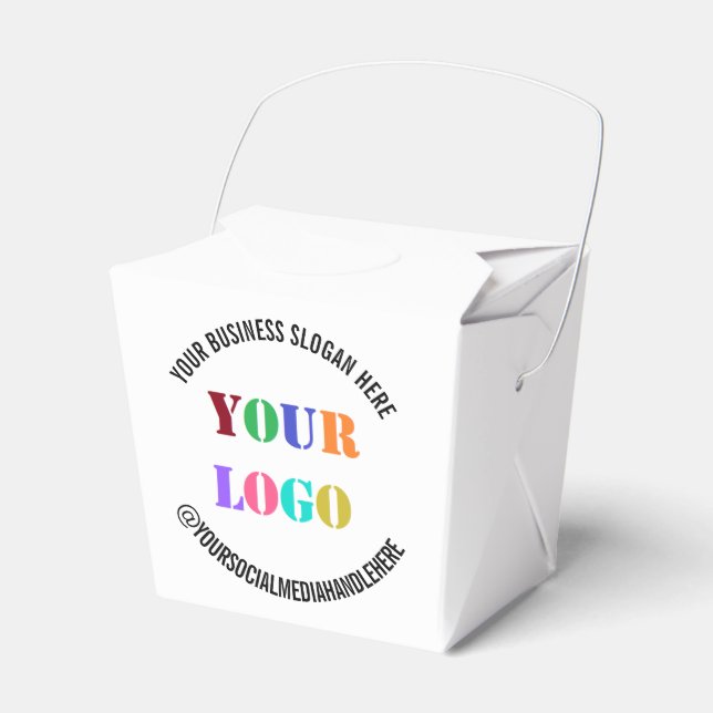 Vorlage für Ihr Firmenlogo und Textfavoriten Geschenkschachtel (Vorderseite)