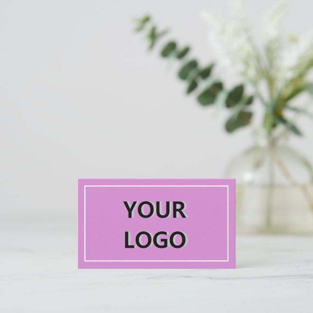 Vorlage für Ihre Design Business Card beruflich Visitenkarte (Stehend Vorderseite)