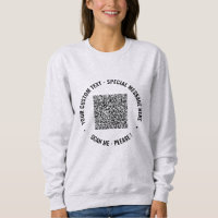 Vorlage für Ihren QR-Code Benutzerdefinierte Text-