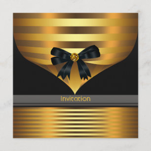 Vorlage für jeden Anlaß-Schwarze Party Einladung