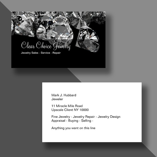 Vorlage für Jeweler Business Card neu Visitenkarte (Von Creator hochgeladen)