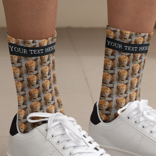 Vorlage für Katzen-Katzen Personalisiert Socken (Von Creator hochgeladen)