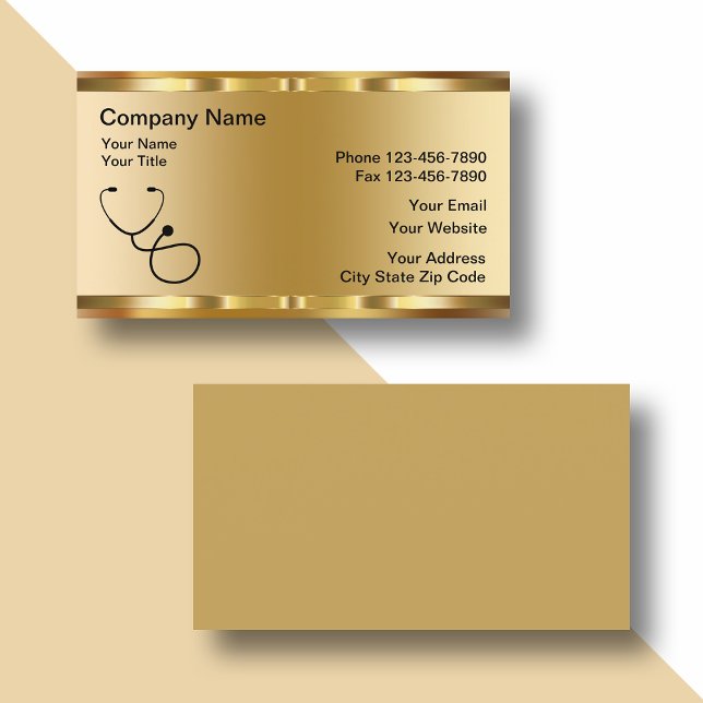 Vorlage für klassische Medical Business Cards Visitenkarte (Von Creator hochgeladen)