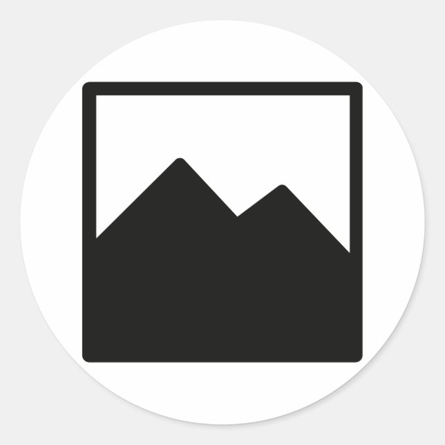 Vorlage für klassische Rundsticker Runder Aufkleber (Vorderseite)