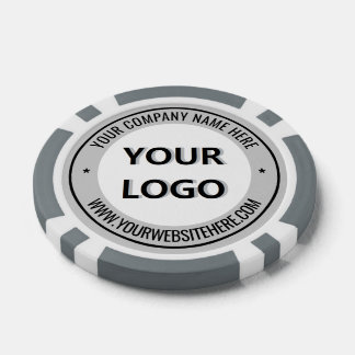 Vorlage für kundenspezifische Firmenlogos und Poke Pokerchips
