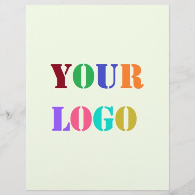 Vorlage für kundenspezifische Logos oder Foto-Flye Flyer (Vorne)