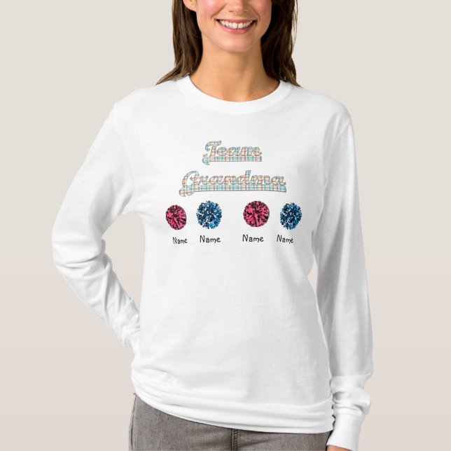 Vorlage für kundenspezifische T - Shirt im Team Om (Vorderseite)