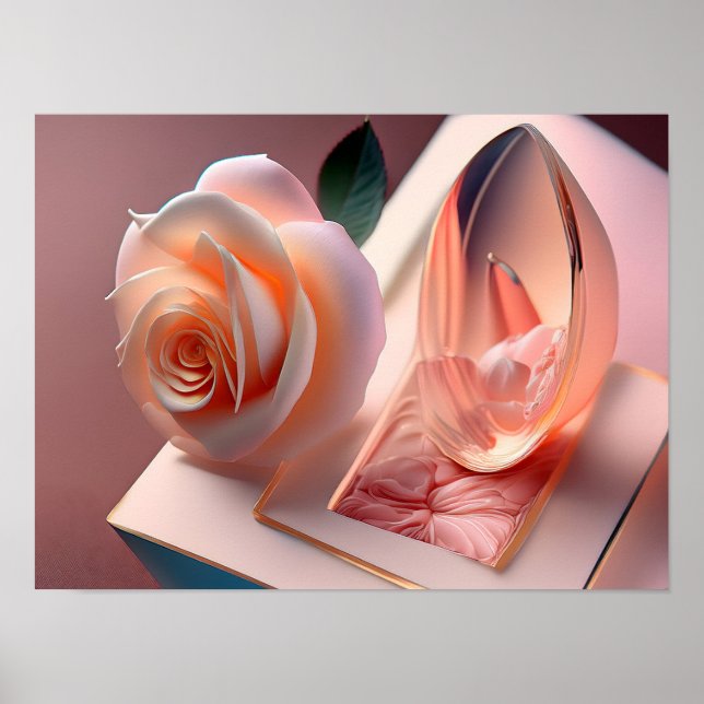 Vorlage für Kunstposter (Matte / Horizontal) Poster (Vorne)