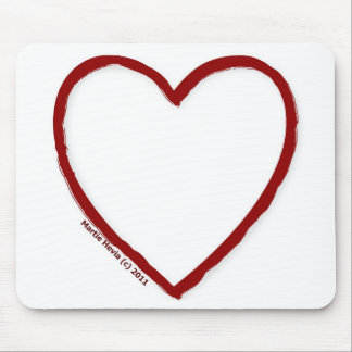 Vorlage für Liebe und Hass-Mousepad Mousepad