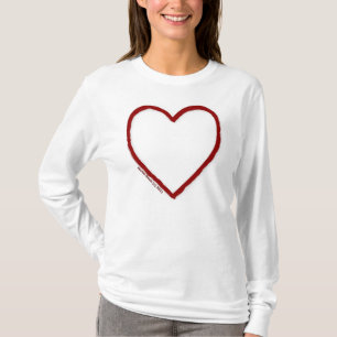 Vorlage für Liebe und Hass-Shirt T-Shirt