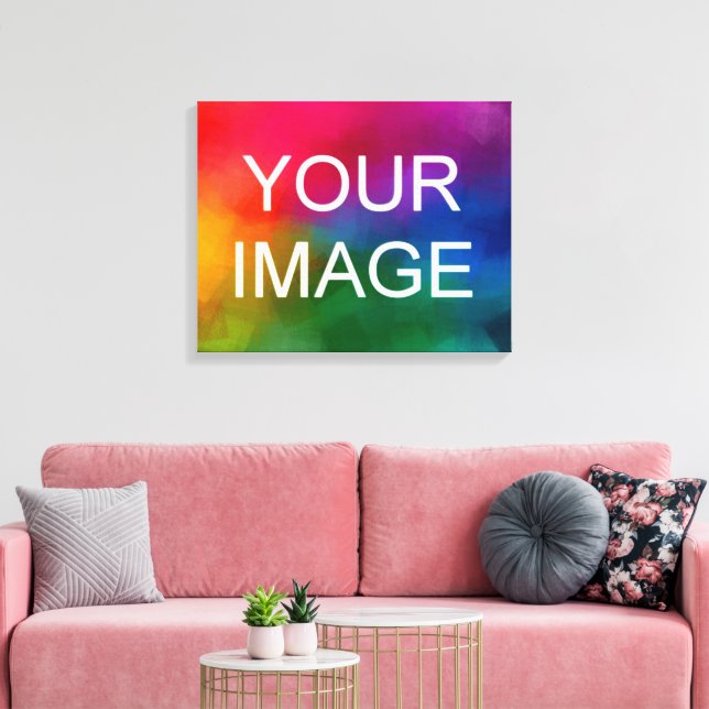 Vorlage für Logo-Fotos für Bilder Hochklasse Leinwanddruck (Insitu (Wohnzimmer))