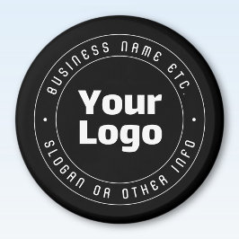 Vorlage für Logos und bearbeiteten Text | Schwarz  Magnet