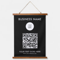 Vorlage für Logos von Unternehmen mit QR-Code