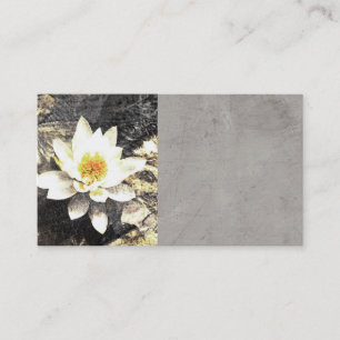 Vorlage für Lotus-Blume für benutzerspezifische Vi Visitenkarte