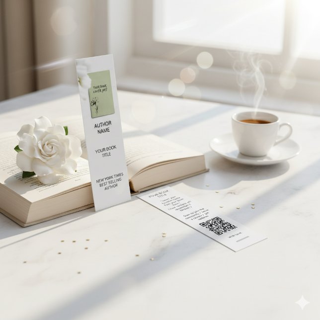 Vorlage für Minimalistisches Author-Lesezeichen mi Mini Visitenkarte (Von Creator hochgeladen)