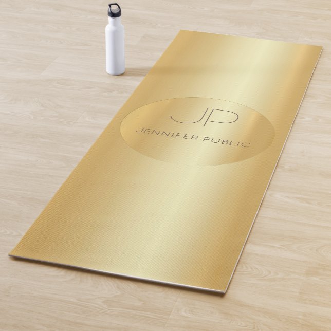 Vorlage für Mit Monogramm Fitness mit benutzerdefi Yogamatte (Beispiel)