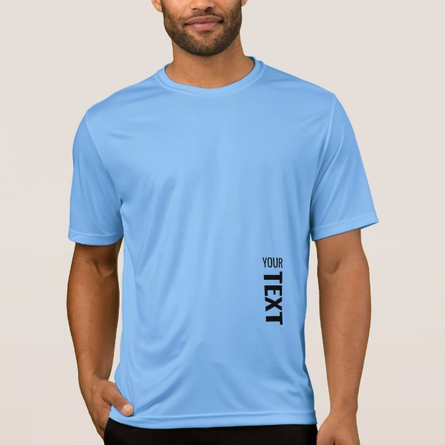 Vorlage für moderne aktive Sportwettbewerber T-Shirt (Vorderseite)