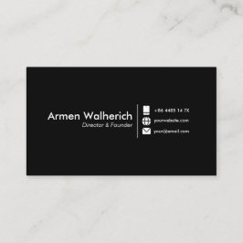 Vorlage für moderne Minimalistische Visitenkarten Visitenkarte