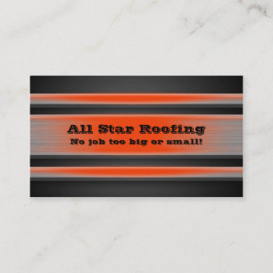 Vorlage für Orange Tinted Metal Business Card Visitenkarte