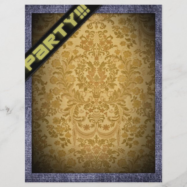 Vorlage für Party-Flyer Flyer (Vorne)