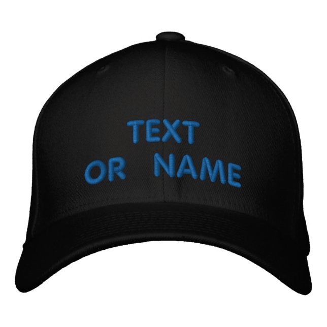 Vorlage für personalisiert bestickte Baseballhats Baseballkappe (Vorderseite)