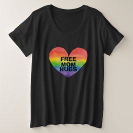 Vorlage für personalisierte Freie Mama Große Größe T-Shirt