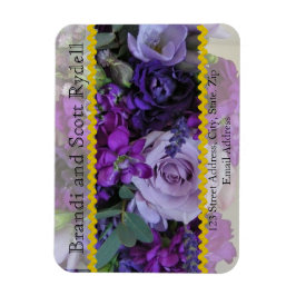 Vorlage für Personalisierte Gastgeschenk Hochzeit Magnet