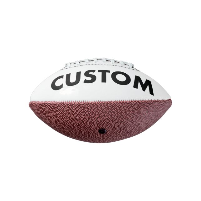 Vorlage für Personalisierte Mini-Fußball-Leertaste Football (Gedreht 270)