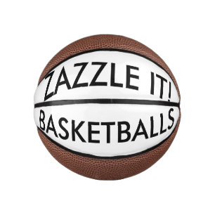 Vorlage für Personalisierte Minibasketball-Blanken Mini Basketball