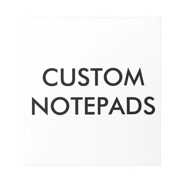Vorlage für Personalisierte Notepad-Blende Notizblock (Vorderseite)